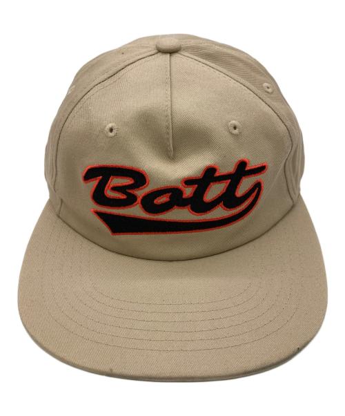 BoTT（ボット）BoTT (ボット) スクリプトロゴ5パネルキャップ ベージュの古着・服飾アイテム