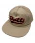 BoTT（ボット）の古着「スクリプトロゴ5パネルキャップ」｜ベージュ