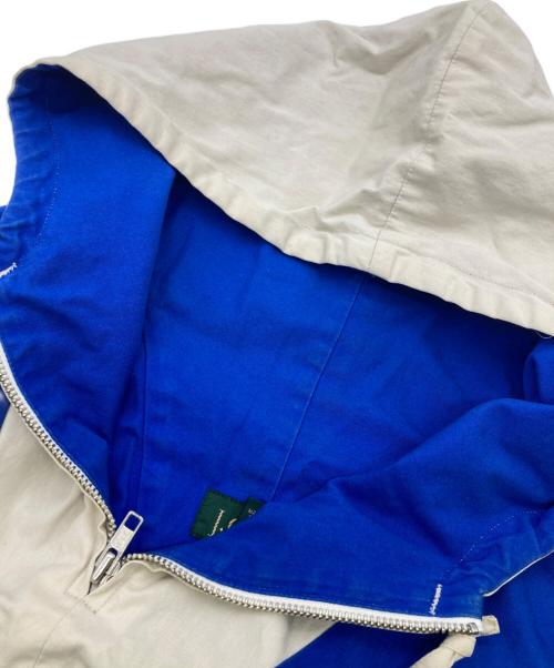 J.CREW（ジェイクルー）J.CREW (ジェイクルー) 2トーンアノラックパーカー ブルー×ベージュ サイズ:Mの古着・服飾アイテム