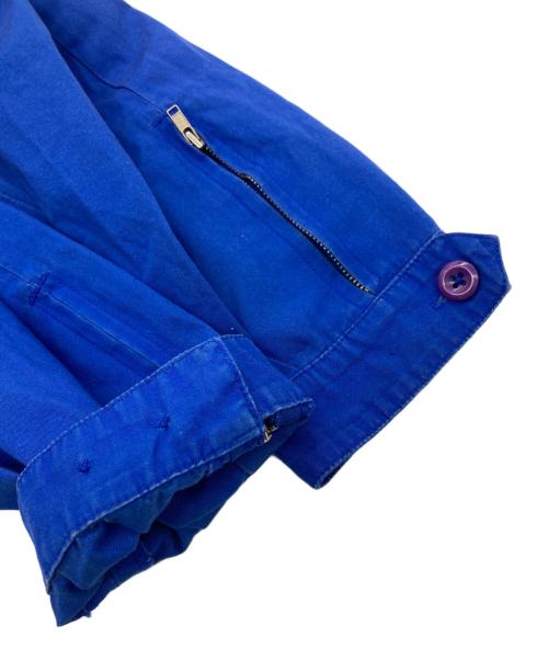 J.CREW（ジェイクルー）J.CREW (ジェイクルー) 2トーンアノラックパーカー ブルー×ベージュ サイズ:Mの古着・服飾アイテム