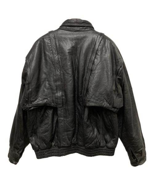 USED（ユーズド）USED (ユーズド) デタッチャブル2WAYレザージャケット ブラック サイズ:50の古着・服飾アイテム