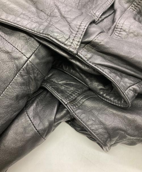 USED（ユーズド）USED (ユーズド) デタッチャブル2WAYレザージャケット ブラック サイズ:50の古着・服飾アイテム