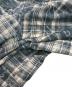 中古・古着 SUPPLIER (サプライヤー) レザーロゴチェックシャツ ブルー サイズ:ＸＬ：10000円