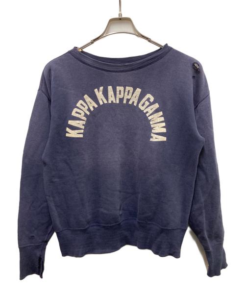 USED（ユーズド）USED (ユーズド) セットインスリーブスウェット ネイビー サイズ:-の古着・服飾アイテム