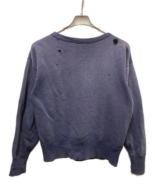 USED（ユーズド）USED (ユーズド) セットインスリーブスウェット ネイビー サイズ:-の古着・服飾アイテム