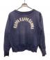 USED（ユーズド）の古着「セットインスリーブスウェット」｜ネイビー