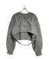 Curensology (カレンソロジー) ケーブルベルテッドプルオーバー ニット/Belted Cable-Knit Pullover グレー サイズ:F：12000円