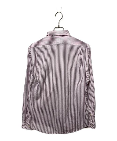 POLO RALPH LAUREN（ポロ・ラルフローレン）POLO RALPH LAUREN (ポロ・ラルフローレン) ストライプシャツ ホワイト×ピンク サイズ:Mの古着・服飾アイテム