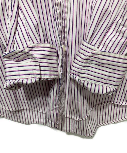 POLO RALPH LAUREN（ポロ・ラルフローレン）POLO RALPH LAUREN (ポロ・ラルフローレン) ストライプシャツ ホワイト×ピンク サイズ:Mの古着・服飾アイテム
