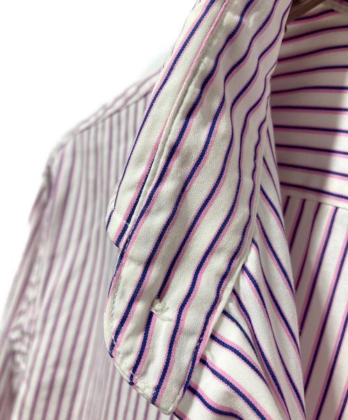 POLO RALPH LAUREN（ポロ・ラルフローレン）POLO RALPH LAUREN (ポロ・ラルフローレン) ストライプシャツ ホワイト×ピンク サイズ:Mの古着・服飾アイテム