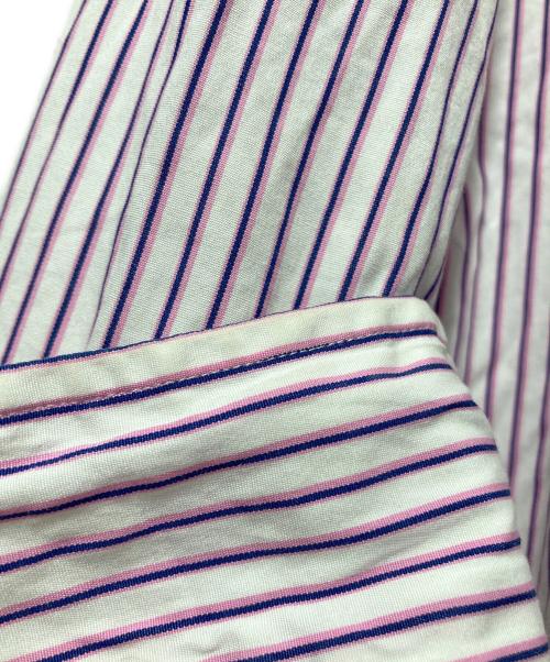 POLO RALPH LAUREN（ポロ・ラルフローレン）POLO RALPH LAUREN (ポロ・ラルフローレン) ストライプシャツ ホワイト×ピンク サイズ:Mの古着・服飾アイテム