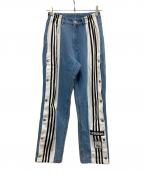 adidasアディダス）の古着「ADIBREAK DENIM」｜インディゴ×ホワイト