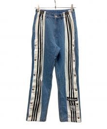 adidas（アディダス）の古着「ADIBREAK DENIM」｜インディゴ×ホワイト