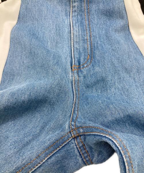 adidas（アディダス）adidas (アディダス) ADIBREAK DENIM インディゴ×ホワイト サイズ:	SIZE XSの古着・服飾アイテム