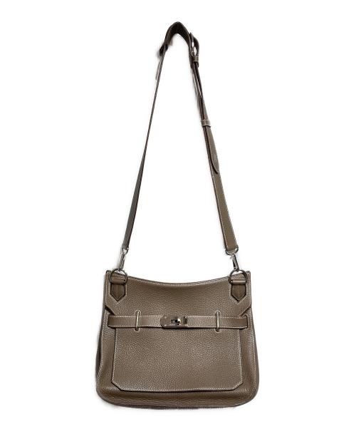 HERMES（エルメス）HERMES (エルメス) ジプシエール31/ショルダーバッグ/クラッチバッグ/シルバー金具/エトゥープ ブラウン サイズ:31の古着・服飾アイテム