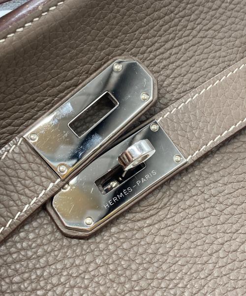 HERMES（エルメス）HERMES (エルメス) ジプシエール31/ショルダーバッグ/クラッチバッグ/シルバー金具/エトゥープ ブラウン サイズ:31の古着・服飾アイテム