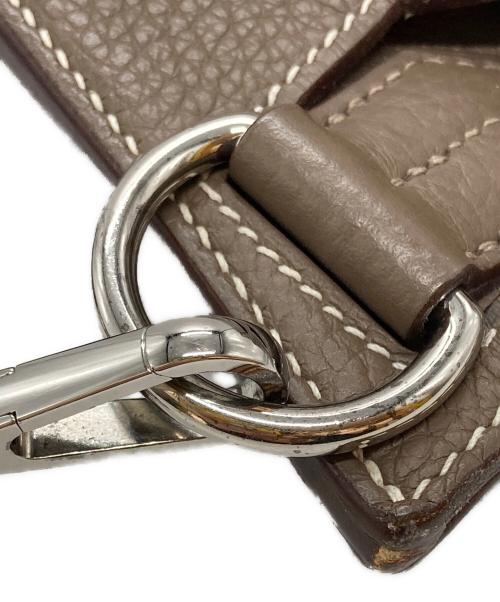 HERMES（エルメス）HERMES (エルメス) ジプシエール31/ショルダーバッグ/クラッチバッグ/シルバー金具/エトゥープ ブラウン サイズ:31の古着・服飾アイテム