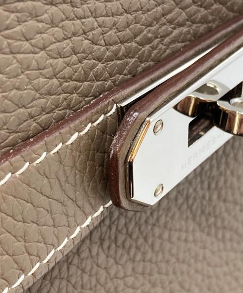 HERMES（エルメス）HERMES (エルメス) ジプシエール31/ショルダーバッグ/クラッチバッグ/シルバー金具/エトゥープ ブラウン サイズ:31の古着・服飾アイテム