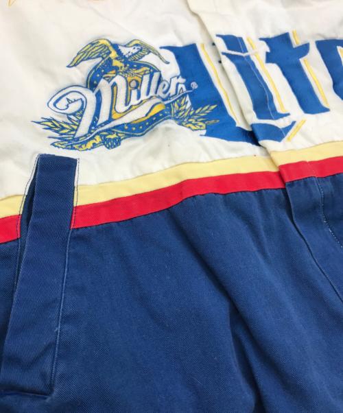 HASE  AUTHENTICS（ハゼオーセティクス）HASE  AUTHENTICS (ハゼオーセティクス) レーシングジャケット ホワイト サイズ:Lの古着・服飾アイテム