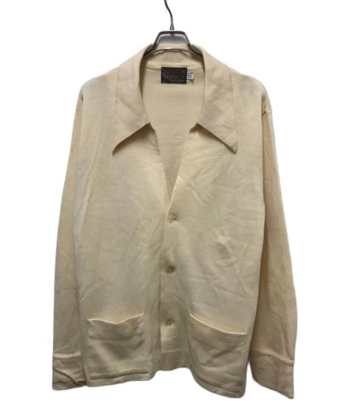 PENDLETON（ペンドルトン）PENDLETON (ペンドルトン) 60-70s SIR PENDLETONニットカーディガン アイボリー サイズ:Ｌの古着・服飾アイテム