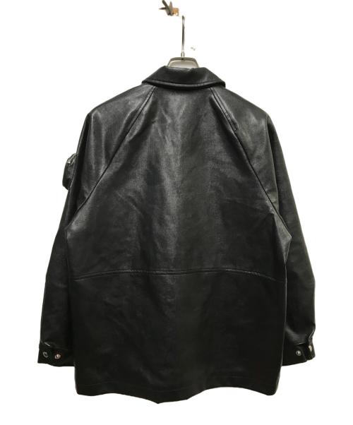 epine（エピヌ）epine (エピヌ) エコレザージャケット ブラック サイズ:-の古着・服飾アイテム