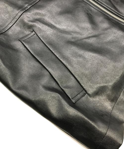 epine（エピヌ）epine (エピヌ) エコレザージャケット ブラック サイズ:-の古着・服飾アイテム