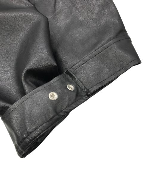 epine（エピヌ）epine (エピヌ) エコレザージャケット ブラック サイズ:-の古着・服飾アイテム