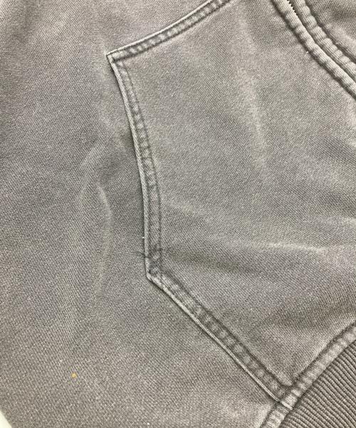 A'gem（エージェム）A'gem (エージェム) Ed Hardy (エド ハーディー) ニットデニム ファー付パーカー ブラック サイズ:Freeの古着・服飾アイテム