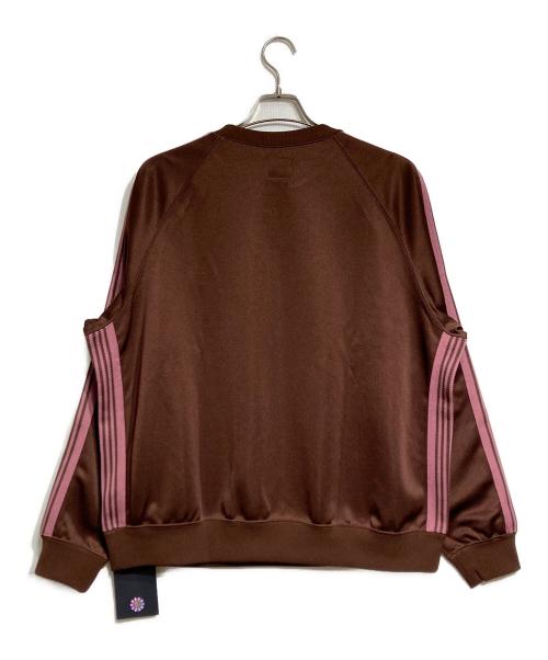 Needles（ニードルズ）Needles (ニードルズ) Track Crew Neck Shirt/トラッククルーネックシャツ ブラウン サイズ:Mの古着・服飾アイテム