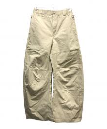 adidas（アディダス）の古着「エッセンシャルズ ワイドパンツ」｜ベージュ