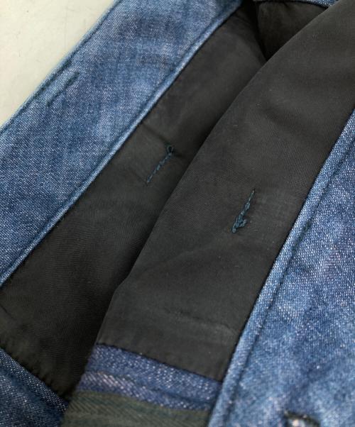 HaaT ISSEY MIYAKE（ハート イッセイ ミヤケ）HaaT ISSEY MIYAKE (ハート イッセイ ミヤケ) カットアウトフリンジスカート/Cutout Fringe Skirt インディゴ サイズ:2の古着・服飾アイテム