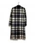maison kitsune (メゾンキツネ) チェックダブルコート/Check Double Coat ブラック サイズ:34：35000円