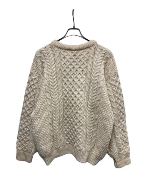 L.L.Bean（エルエルビーン）L.L.Bean (エルエルビーン) 80Sアランニット ベージュ サイズ:SIZE L(レディース規格)の古着・服飾アイテム