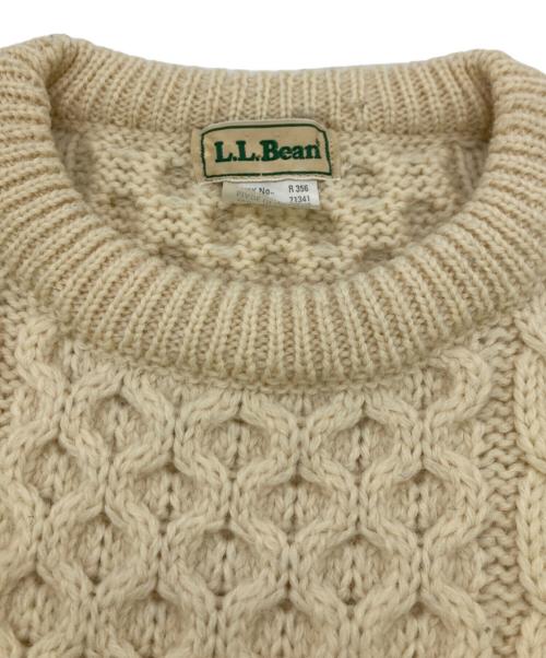 L.L.Bean（エルエルビーン）L.L.Bean (エルエルビーン) 80Sアランニット ベージュ サイズ:SIZE L(レディース規格)の古着・服飾アイテム