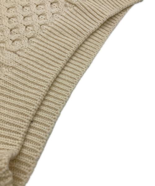 L.L.Bean（エルエルビーン）L.L.Bean (エルエルビーン) 80Sアランニット ベージュ サイズ:SIZE L(レディース規格)の古着・服飾アイテム
