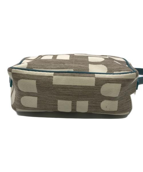 BALLY（バリー）BALLY (バリー) BETHPAGE ポシェットハンドバッグ グレー×ブルーの古着・服飾アイテム