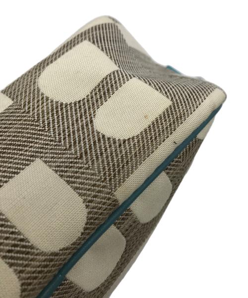 BALLY（バリー）BALLY (バリー) BETHPAGE ポシェットハンドバッグ グレー×ブルーの古着・服飾アイテム