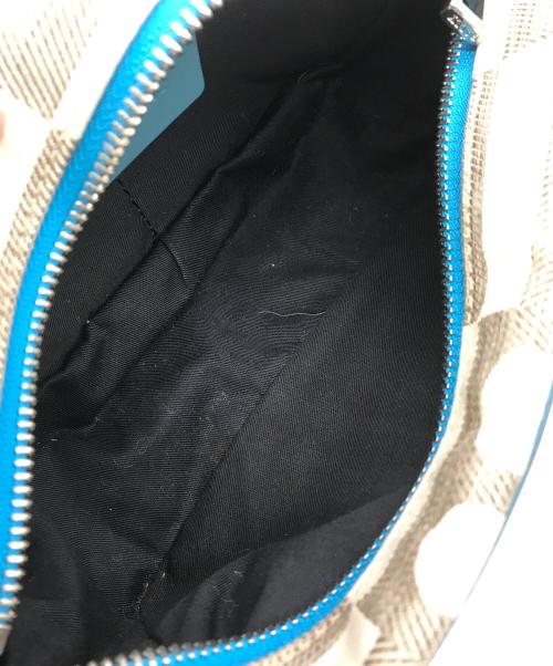 BALLY（バリー）BALLY (バリー) BETHPAGE ポシェットハンドバッグ グレー×ブルーの古着・服飾アイテム