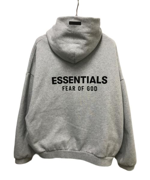 FOG ESSENTIALS（フィアオブゴッド エッセンシャル）FOG ESSENTIALS (フィアオブゴッド エッセンシャル) ロゴパーカー グレー サイズ:Ｌの古着・服飾アイテム