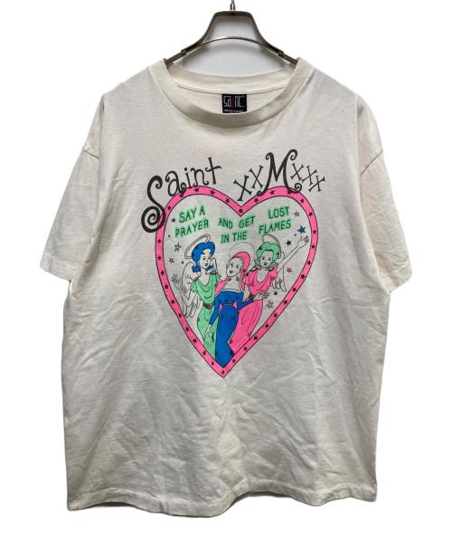 SAINT MICHAEL（セントマイケル）SAINT MICHAEL (セントマイケル) HEART TEE ホワイト サイズ:XLの古着・服飾アイテム