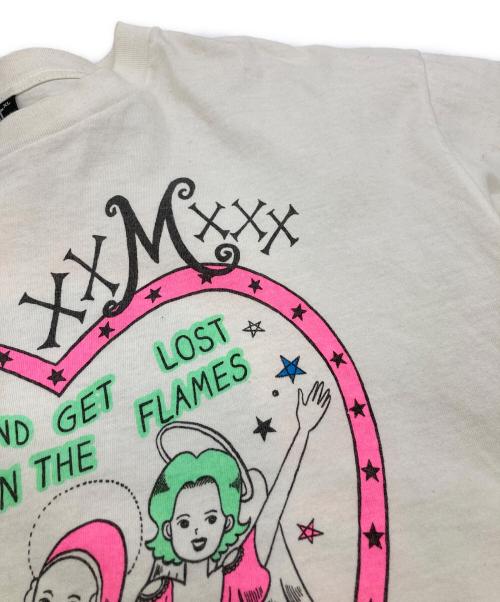 SAINT MICHAEL（セントマイケル）SAINT MICHAEL (セントマイケル) HEART TEE ホワイト サイズ:XLの古着・服飾アイテム