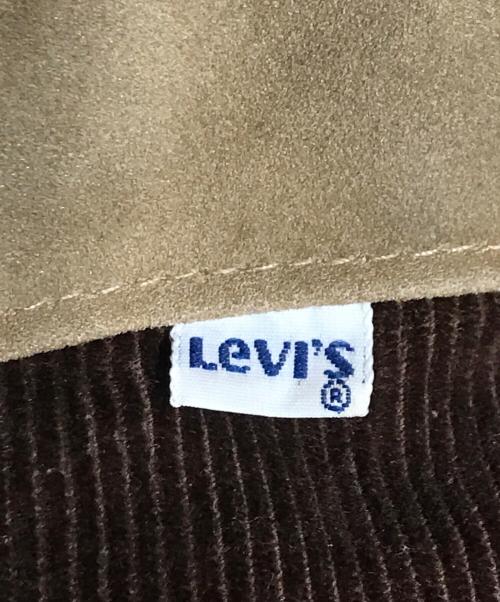 LEVI'S（リーバイス）LEVI'S (リーバイス) 70s スウェードコーデュロイダウンベスト ブラウン サイズ:Ｌの古着・服飾アイテム