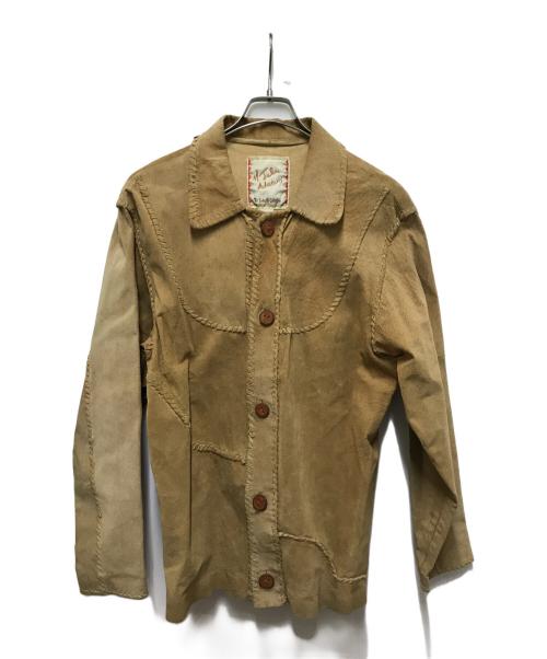 M.Julian Adventures（-）M.Julian Adventures (-) ピッグレザージャケット ベージュ サイズ:Mの古着・服飾アイテム