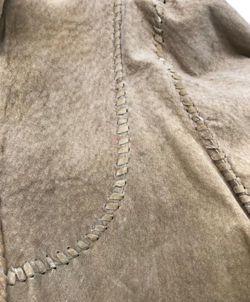 M.Julian Adventures（-）M.Julian Adventures (-) ピッグレザージャケット ベージュ サイズ:Mの古着・服飾アイテム