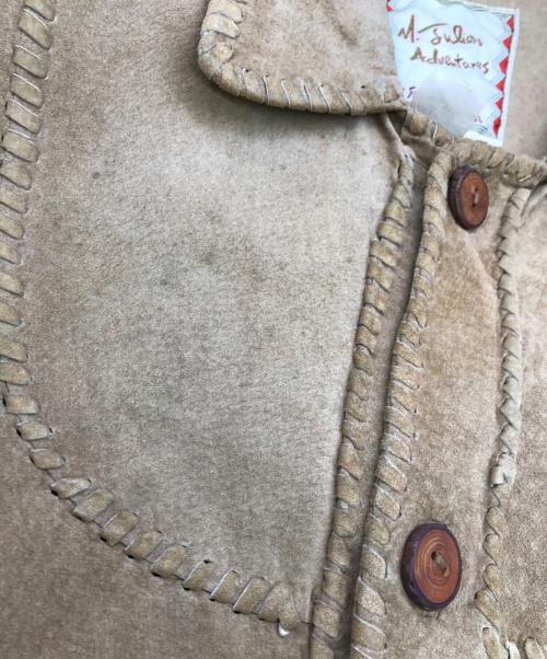 M.Julian Adventures（-）M.Julian Adventures (-) ピッグレザージャケット ベージュ サイズ:Mの古着・服飾アイテム