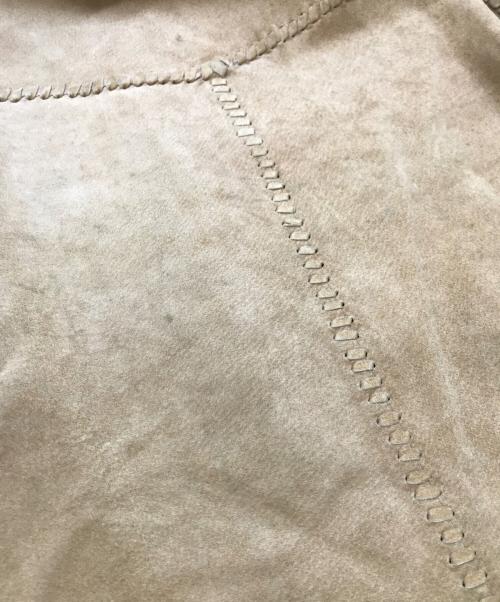 M.Julian Adventures（-）M.Julian Adventures (-) ピッグレザージャケット ベージュ サイズ:Mの古着・服飾アイテム