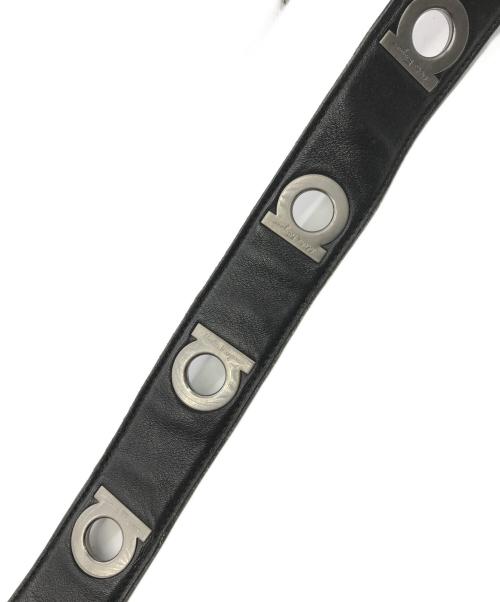 Salvatore Ferragamo（サルヴァトーレ フェラガモ）Salvatore Ferragamo (サルヴァトーレ フェラガモ) ガンチーニワンショルダーバッグ ブラックの古着・服飾アイテム