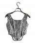 JOHN LAWRENCE SULLIVAN (ジョン ローレンス サリバン) STRETCH JACQUARD BUSTIER TOP グレー サイズ:XS：8000円
