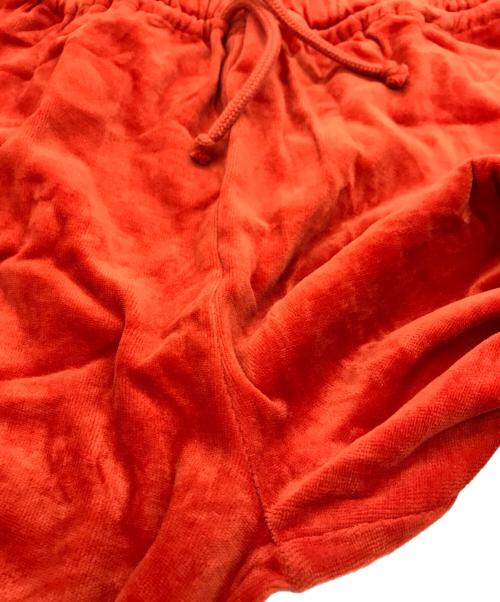 BASERANGE（ベースレンジ）BASERANGE (ベースレンジ) イージーベロアパンツ オレンジ サイズ:XSの古着・服飾アイテム