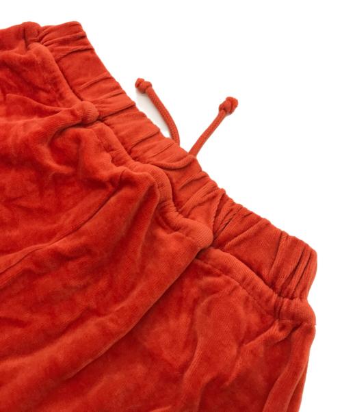 BASERANGE（ベースレンジ）BASERANGE (ベースレンジ) イージーベロアパンツ オレンジ サイズ:XSの古着・服飾アイテム